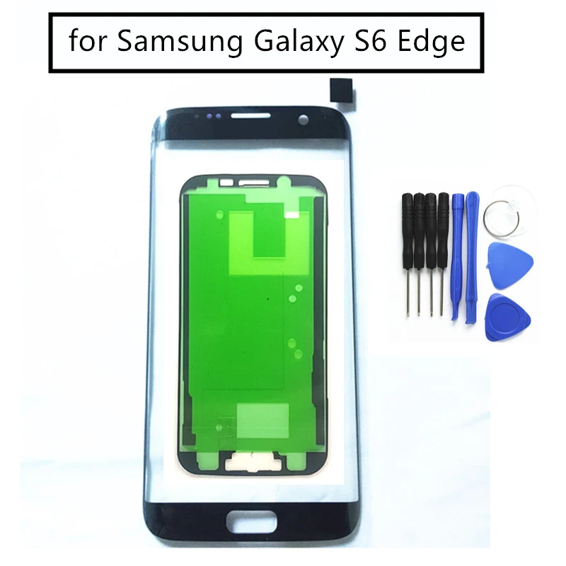 Для Samsung Galaxy S6 Edge G925F сенсорный экран Переднее стекло Сенсорная панель Крышка