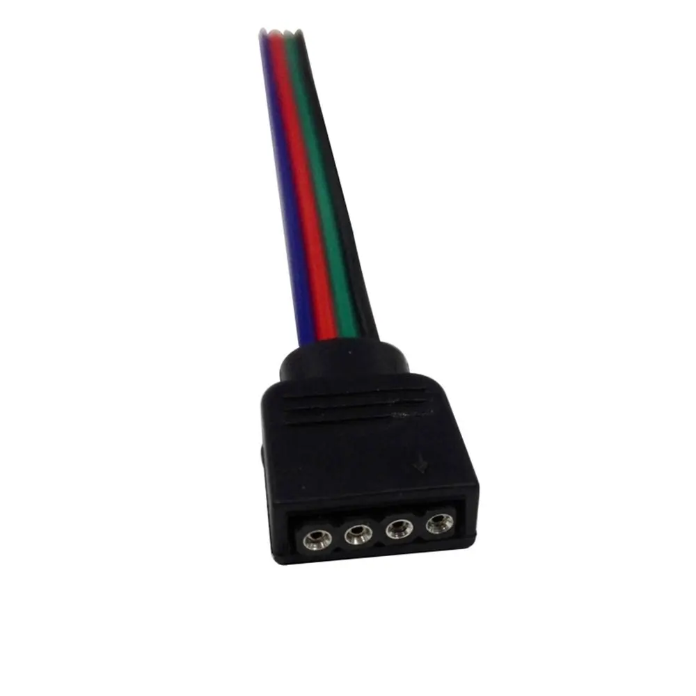 OSIDEN 4pin RGB провод разъема светодиода Мужской Женский Соединительный кабель для 3528/5050 RGB светодиодные ленты 4Pin разъем полосы