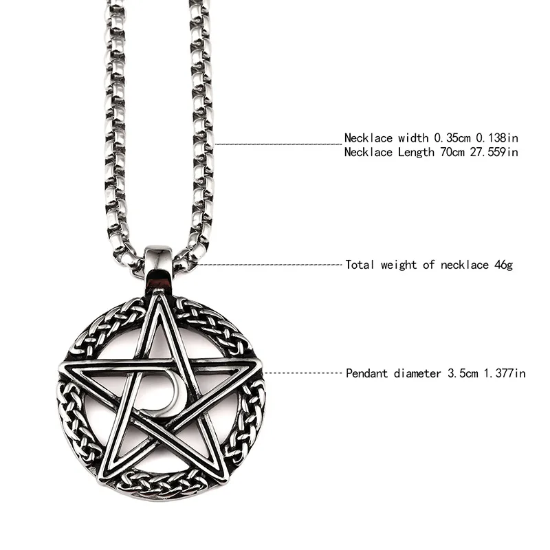 Mens Golden Bling Titanium Steel necklaces pendants Silver plated STARS MOON Charm Chains Hip Hop Women Jewelry | Украшения и
