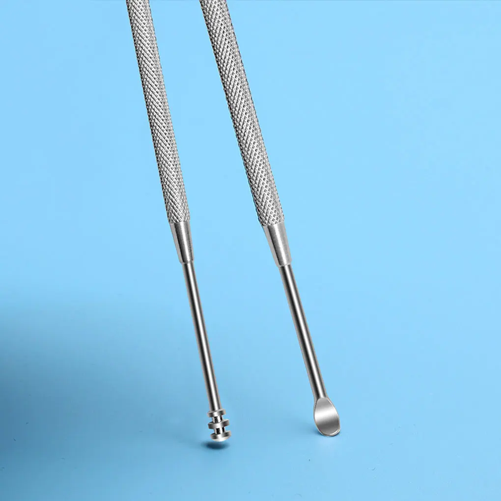 New Portable Stainless Steel Portable Earpick Ear Care Tools Safe Ear Spoon Digging Cleanning Tools