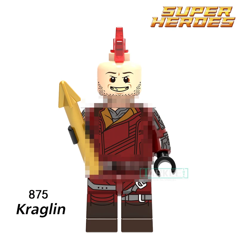 Одной продажи строительные блоки Super Heroes видения Thanso Kraglin War Machine цифры Кирпичи