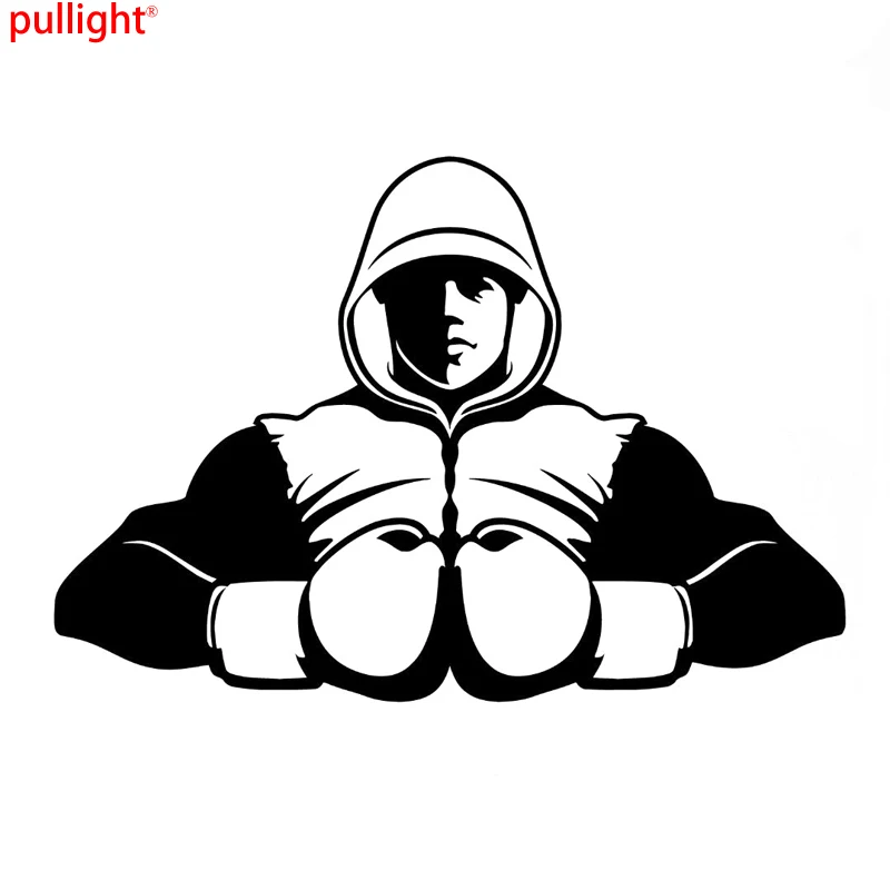 

Fashion Boxing Sports Silhouette Vinyl Car Stickers Decor