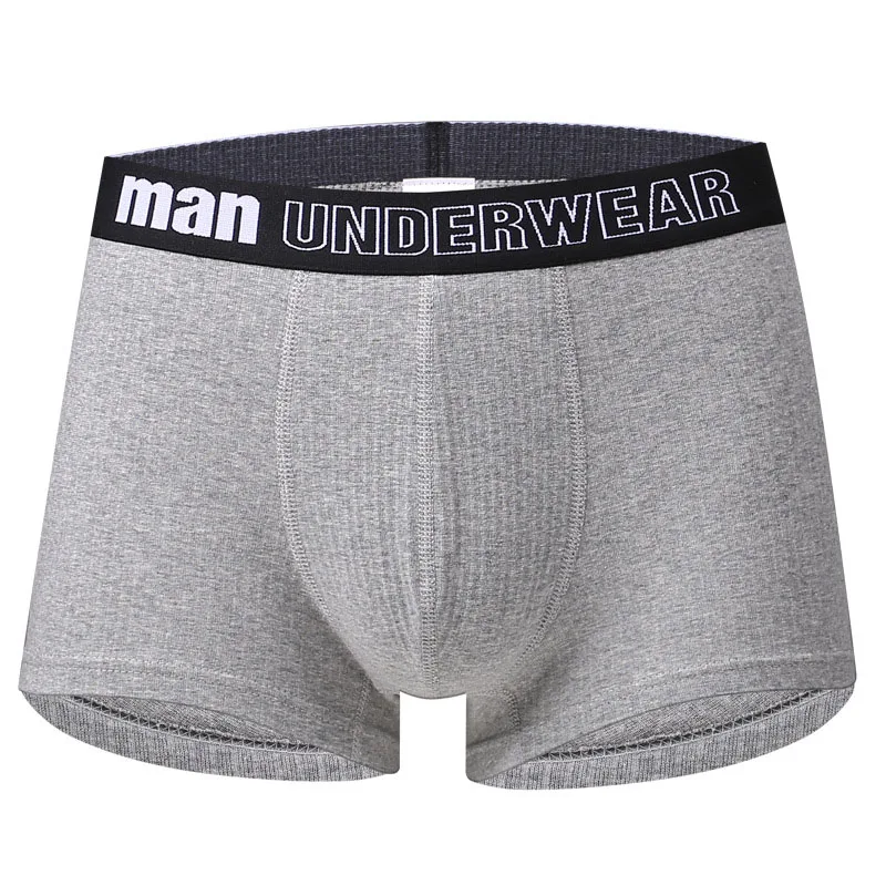 01 light gray EXILIENS новые боксеры для мужчин нижнее бельё для девочек Homme s боксёры Bokserki Meskie хлопок Calzoncillo Cueca Masculina Boxershorts размеры S-3XL Лидер продаж - Цвет: 01 light gray