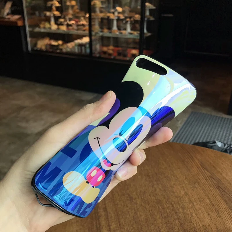 Моды Blu Ray Микки мобильный Телефонные Чехлы для iPhone 7 Plus 8 плюс мягкий силиконовый