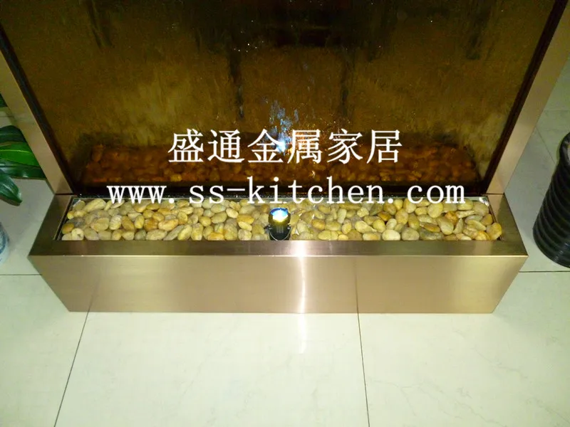 78 &quotвысокий фэн-шуй Бронзовый стеклянный водопад цветная рамка водные фонтаны