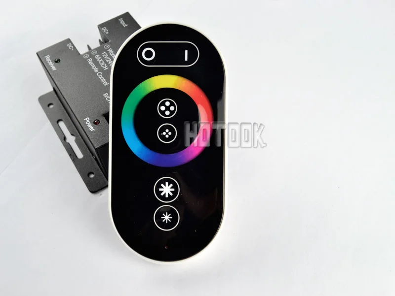 DC 12 24V PWM беспроводной RGB LED контроллер с сенсорным пультом дистанционного