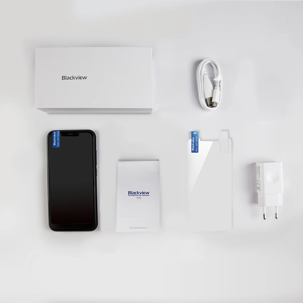 Blackview A30 2 ГБ+ 16 ГБ 19:" смартфон 5,5 полный экран MTK6580A четырехъядерный Android 8,1 Dual SIM Face ID мобильный телефон