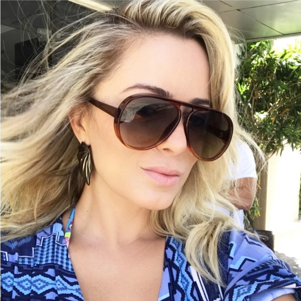 Для женщин Gafas Круглый Солнцезащитные очки для oversize мужчин градиентные линзы 2018