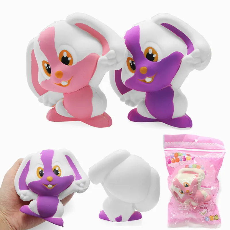 Squishys кролик зайчик 12 см мягкий медленно Восстанавливающий форму снятие стресса 8s