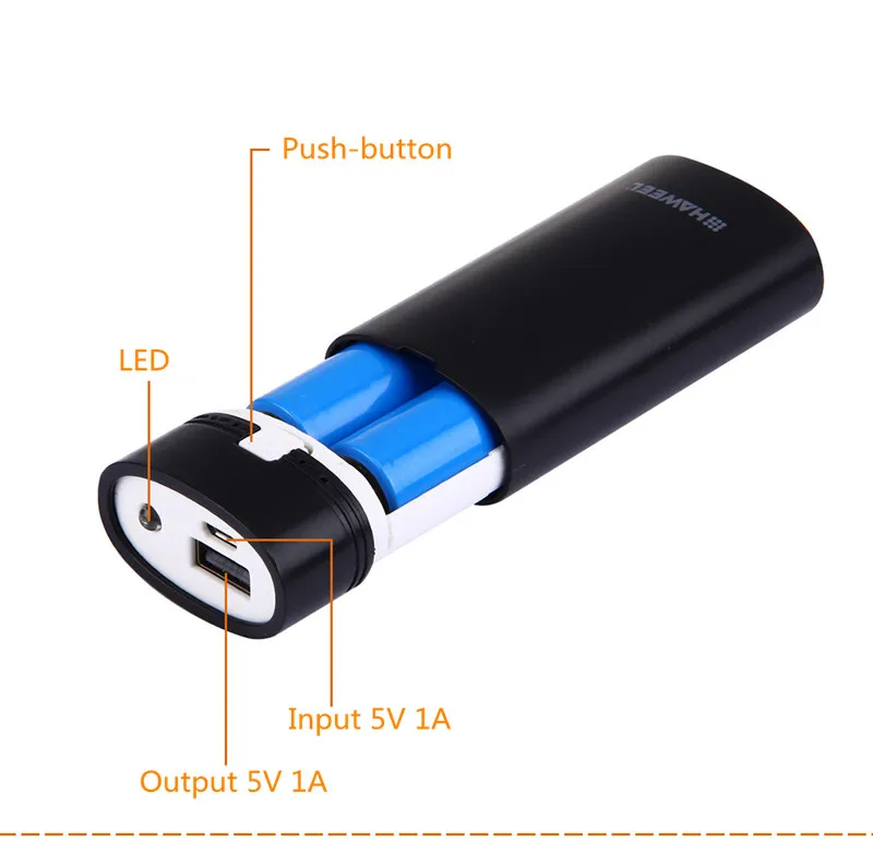 Универсальный два 18650 батарея коробка портативный DIY USB Мобильный запасные аккумуляторы для телефонов зарядное устройство Подарочная коробка батарея Чех