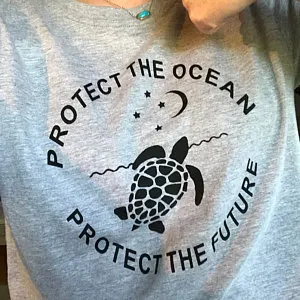 

Protect the Ocean T-Shirt Protect the Future Slogan t shirt Clean Ocean Vintage Grunge Tops Summer graphic quote girl camisetas