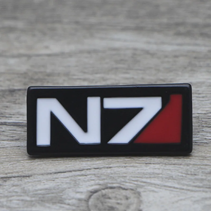 

L1418 Game Mass Effect Metal Brooches and Pins Enamel Pin for Backpack/Bag Badge Brooch Collar Jewelry