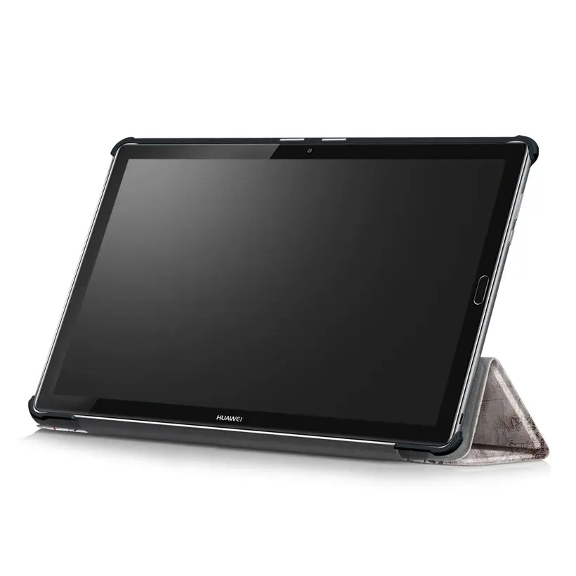 Чехол для Huawei MediaPad M5 10 Pro 8 дюйма умный чехол планшетов тонкий флип-чехол с