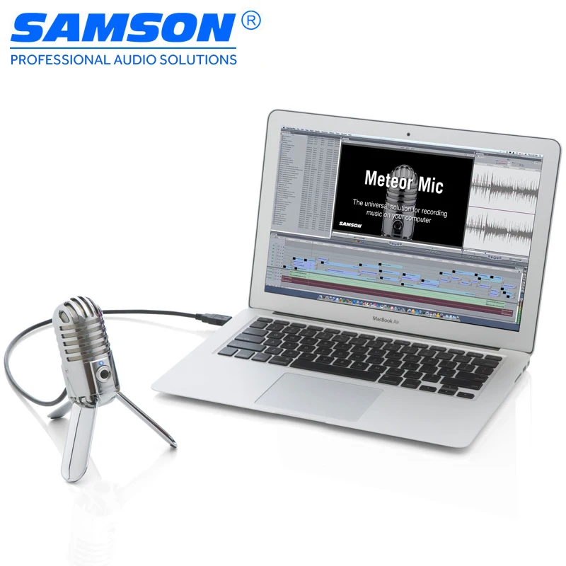 Samson Meteor Mic USB Студийный конденсаторный микрофон для компьютера домашней студии