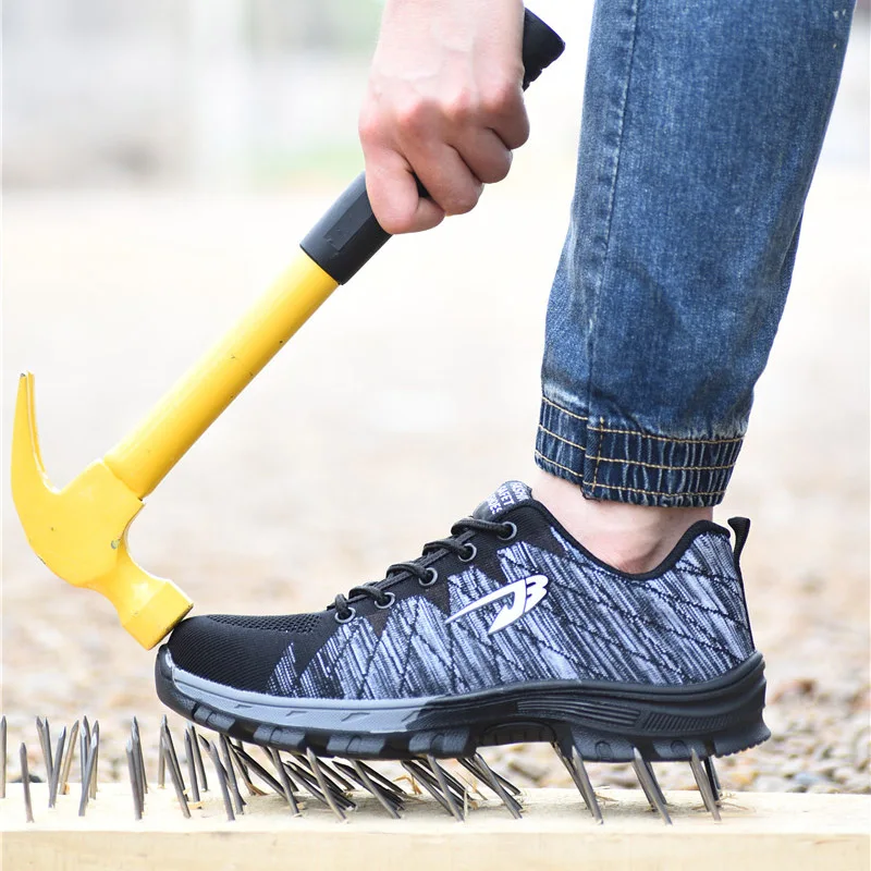 Сталь Toecap для женщин и мужчин Рабочая безопасная обувь неразрушаемая стальная