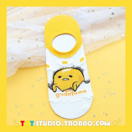 egg 1 пара, японская собака с большим ухом, шелковые кружевные носки для балеток, прозрачные невидимые носки для девочек - Цвет: egg