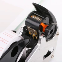 mx h813 a line 8 digits price tag gun labeller label paper for retail store pricing tag display tool ink roller