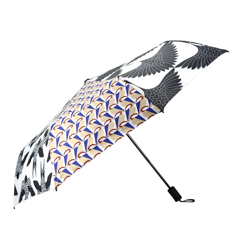 Зонт DINIWELL с принтом дикой гусины Женский удобный водонепроницаемый зонтик