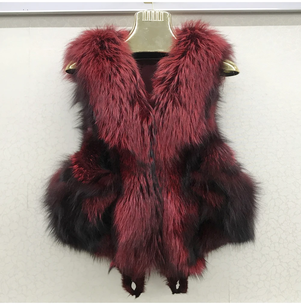 Горячая Распродажа, женский жилет из натурального Лисьего меха, натуральный мягкий Лисий мех, куртка без рукавов, Женский качественный теплый жилет из натурального Лисьего меха