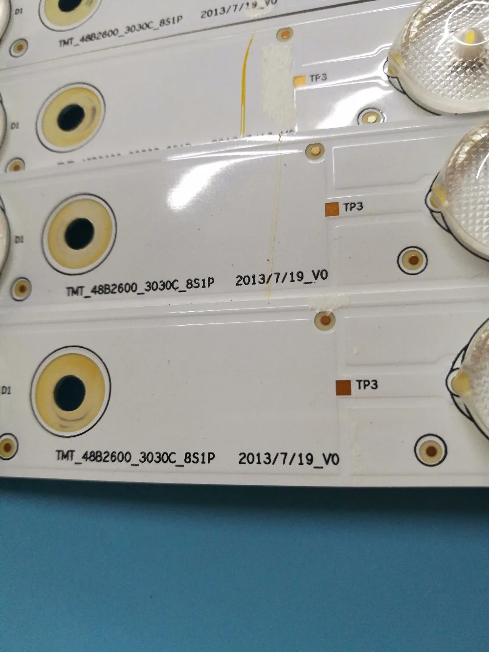 1 комплект = 9 шт. светодиодный подсветка 8 лампа для TCL 4" ТВ LE48M90A LE48D8600 4C-LB480T-YH1HP TMT-48B2600-3030C-8S1P