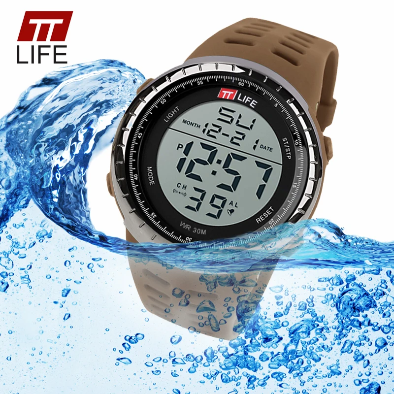 TTLIFE TS10 G Стиль Мужские Спортивные Часы Цифровой Шок Противостоять LED Военная