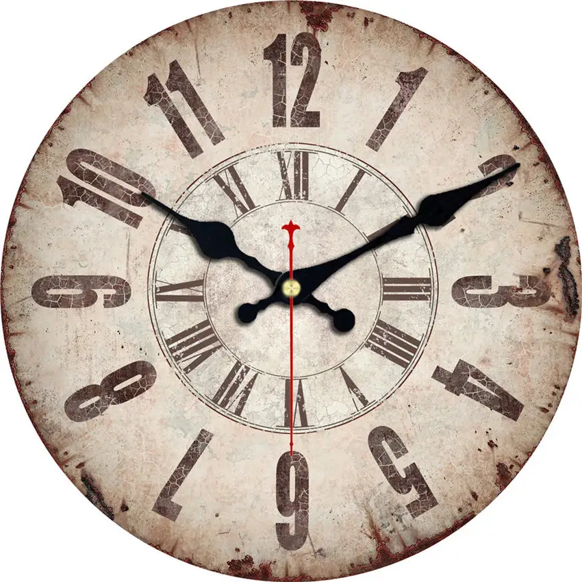 Круглые Настенные часы с арабскими цифрами в абстрактном стиле для украшения