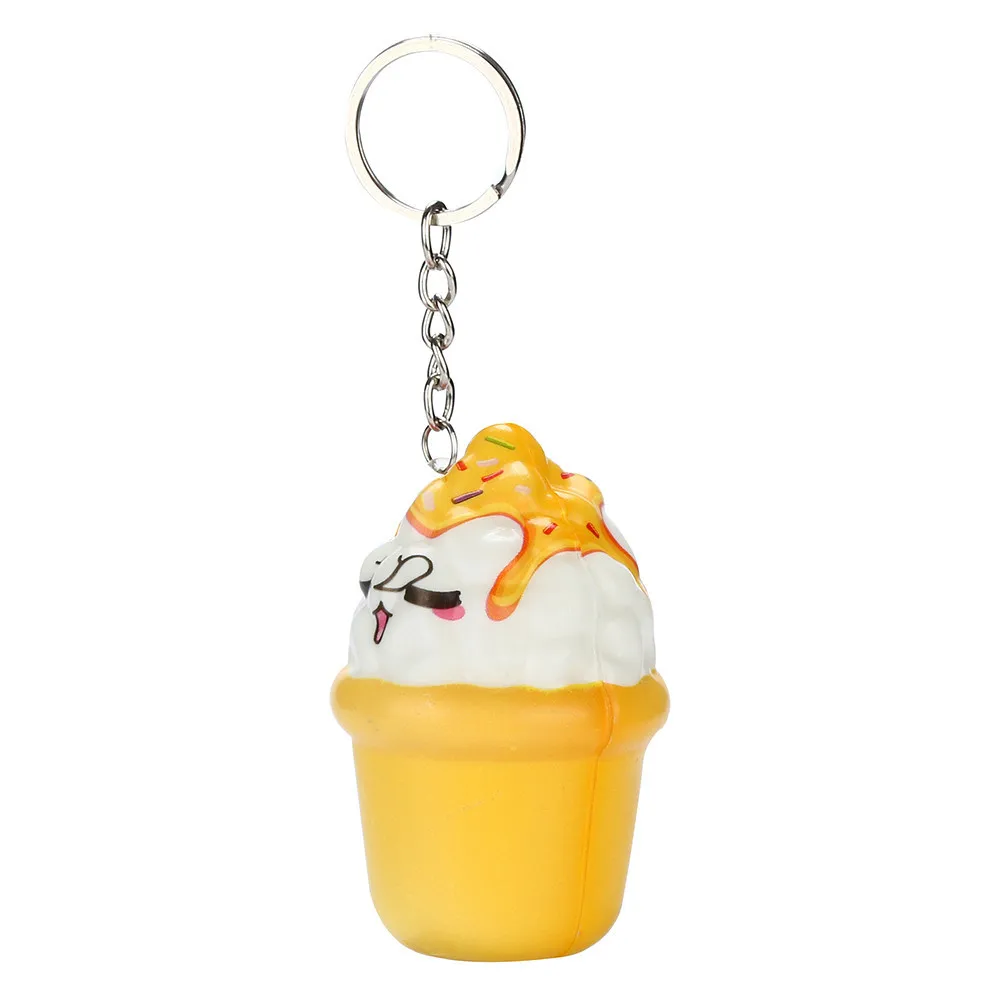 Мягкие Топы Качество Squishies Kawaii Мороженое медленно поднимающийся крем душистый брелок для снятия стресса игрушки колориажи антистресс подарки
