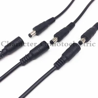 hot sell dc 5 5x2 1 male female connector plug cable wire for cctv camera and 3528 5050 led strip light