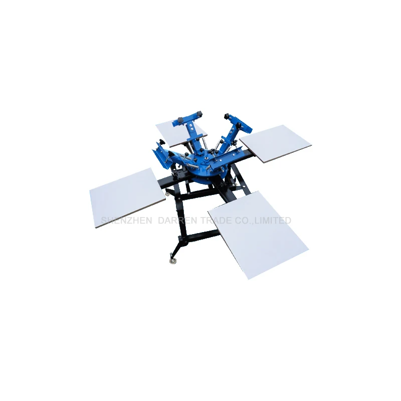 1Set 4 Color Station T-shirt Screen Printing Machine Comes with Base Good Quality |
