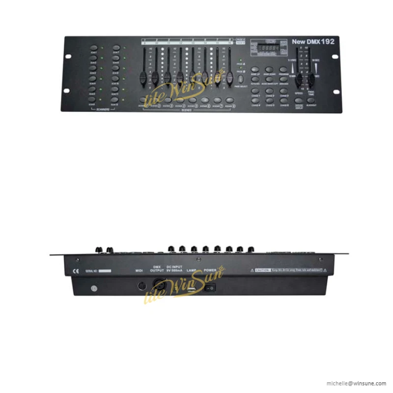 2021 Новый 192 DMX контроллер простой консоль для LED Движущегося головного луча