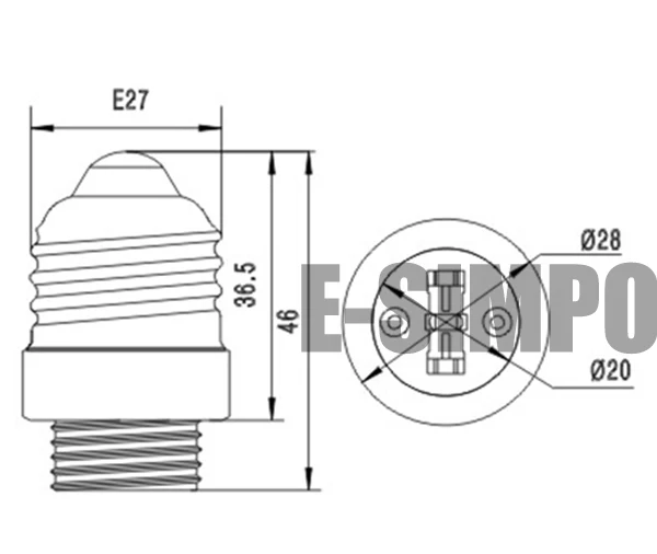 Керамический Цоколь E27 G9 Адаптер преобразователь держателя лампы держатель