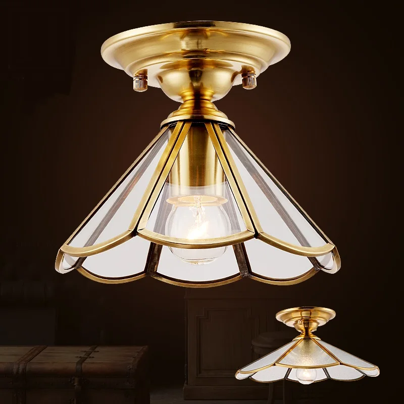 

copper top copper ceiling lamp living room welding bedroom entrance entrance lighting ceiling light ZA623 ZL165 YM ZA10