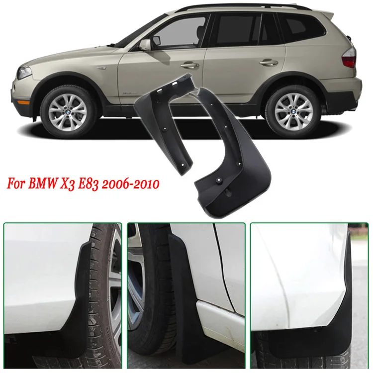 4 шт. Премиум Heavy Duty формованных Всплеск брызговики охранники крылья для BMW X3 E83 2006