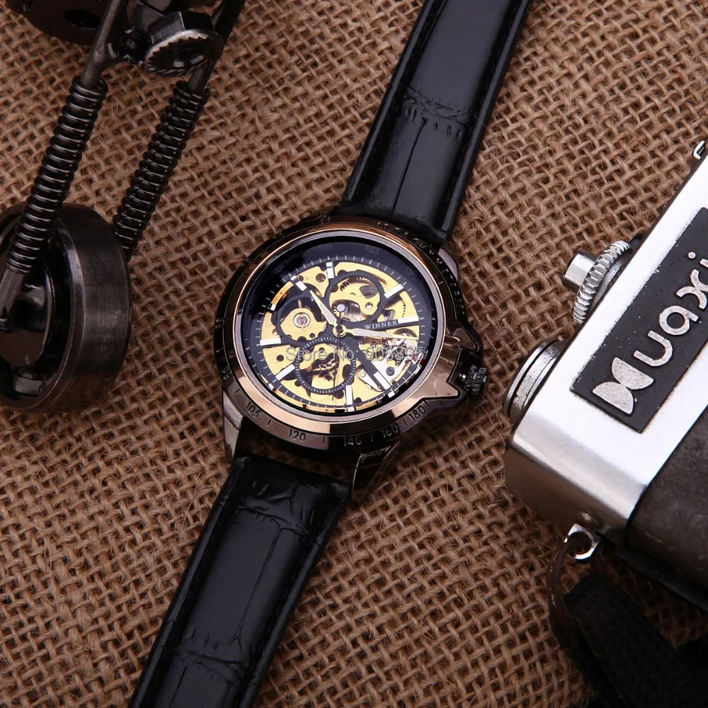 Часы наручные мужские с автоматическим заводом люксовые брендовые модные