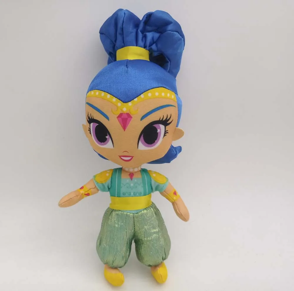 Blue Милые мягкие куклы Shine GirlAuthentic Shimmer Sister плюшевые игрушки для детей подарок внешней торговли плюшевые куклы wishes genie littl - Цвет: Blue