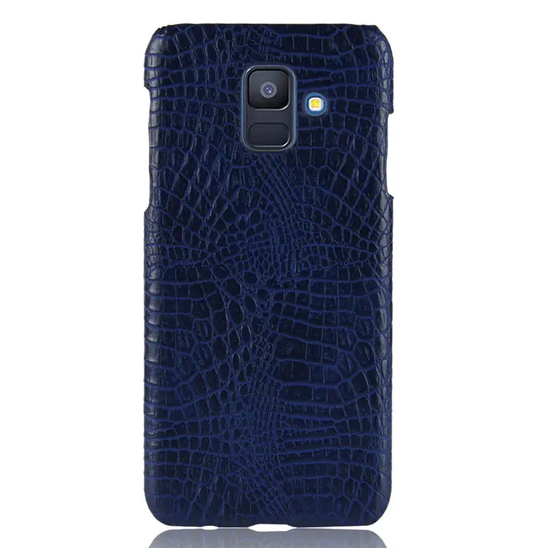 Чехол-обложка на заднюю панель из искусственной кожи для Samsung Galaxy A6 2018 A600F A600 SM-A600F A