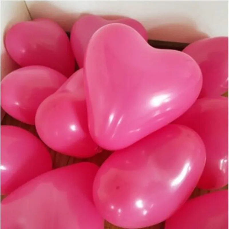 100 шт. латексные воздушные шары в форме сердца 12 дюймов|Воздушные и аксессуары| |