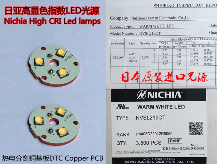 JAXMAN E2L 3LED TIR объектив фонарик 18650 фонарик Nichia 219C