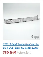 LESU металлический передний бампер для Tmy King GL RC 1/14 тягач Автомобиль DIY TH02304