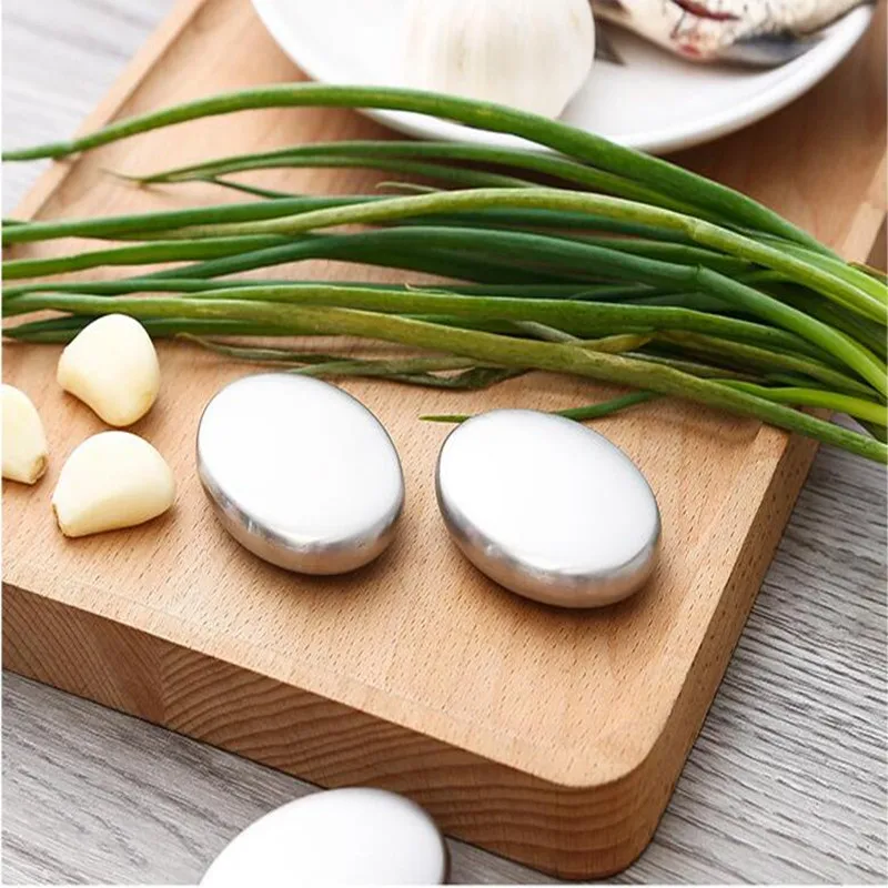 Нержавеющая сталь мыло Овальный Форма дезодорирует запах от руки Розничная