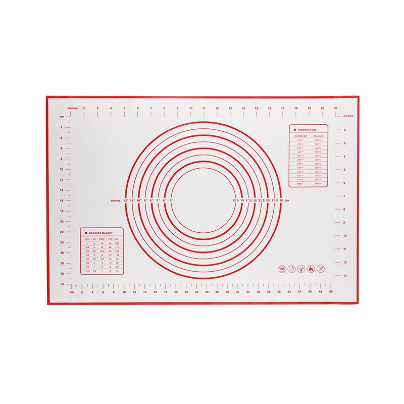 pink mat 17 дюймов ролики из нержавеющей стали Скалки с кольцами антипригарные Стекловолоконные коврики для выпечки лист тесто Кондитерские торты Bakewar инструменты - Цвет: pink mat