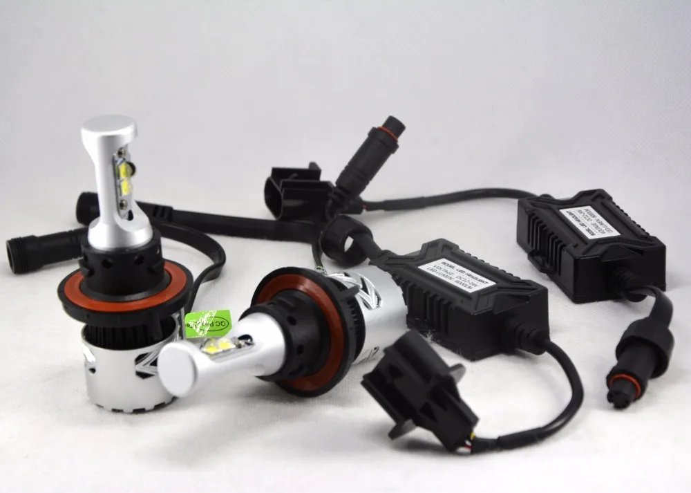 1 Комплект 9007 HB5 80 Вт 12000LM G8 светодиодный комплект фар XHP-50 8 светодиодный SMD чипы супер яркий 6000K Hi/Low двухлучевой скоростной вентилятор для вождения противотуманных фар
