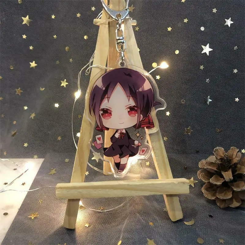 Новинка Kaguya sama Love Is War Shinomiya Chika Fujiwara Подвески Брелок подставка Косплей