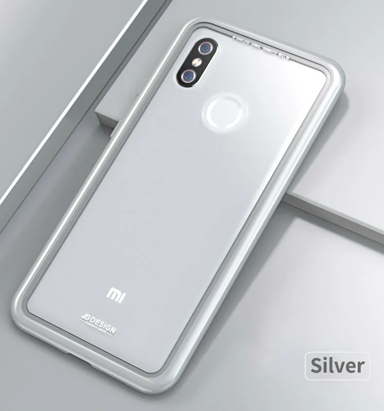 Магнитная Адсорбция для XiaoMi Mi8 полный корпус Тонкий Ультратонкий чехол легкие