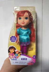 Оригинальные куклы в коробке DORA кукла-подружка, Dora,Emma,Kate,Alana,Naiya, как на картинке, расческа головы для одежды, кукла для девочек в подарок