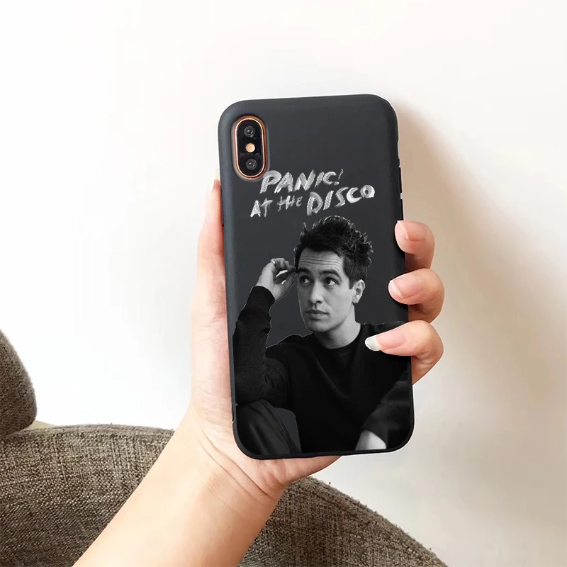 H-5656 Panic at диско Мягкий силиконовый чехол конфетного цвета чехол для iPhone X XR XS MAX 6 7 8 plus 6s для Apple лучший дизайн корпуса - Цвет: H-5656