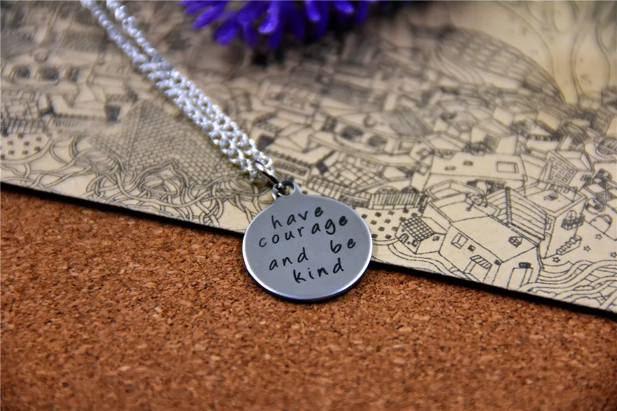 3 шт./лот модное ожерелье из нержавеющей стали Очаровательное с подвеской