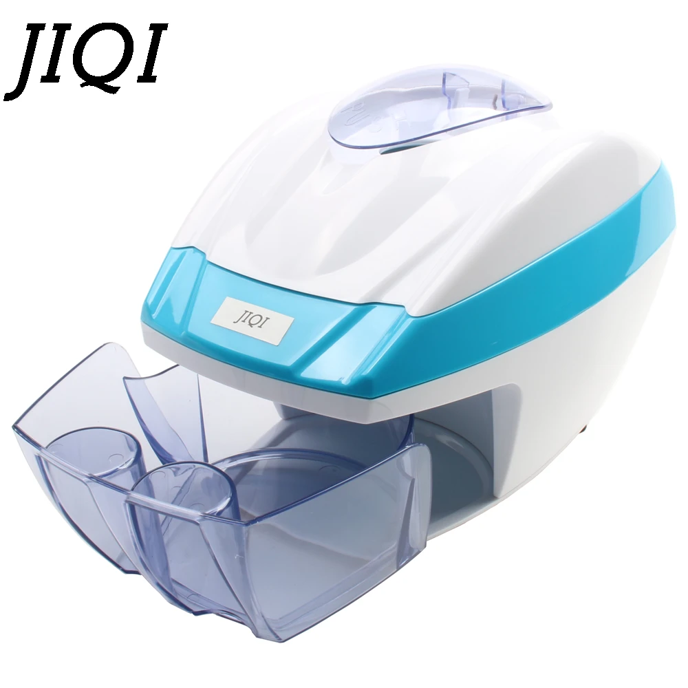 JIQI 220 В электрическая дробилка для льда/бритва полностью автоматическая Измельчитель льда машина для смузи 35 Вт высокоскоростные инструменты для дробления льда