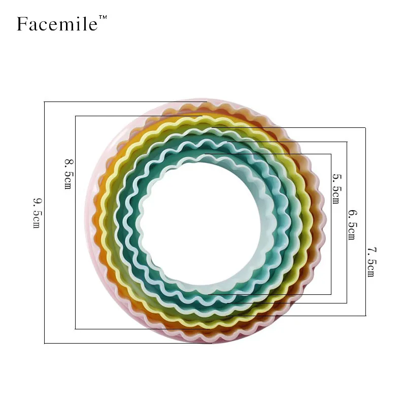Подарок круговой помадка паста резак печенье украшения Sugarcraft инструменты кекс