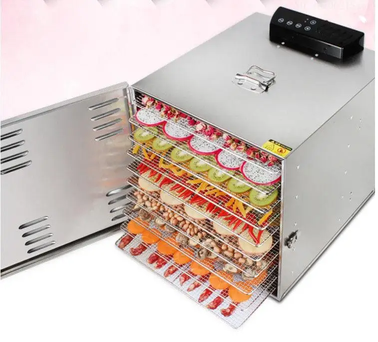 Сушилка для фруктов 10 слоев из нержавеющей стали|Наборы жаропрочной посуды| |